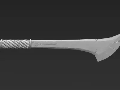 Zbrush Sword 02 3D model