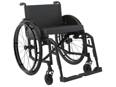 Wheelchair 3D model 5