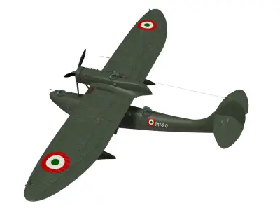 CANT Z501 Gabbiano 3D model buy