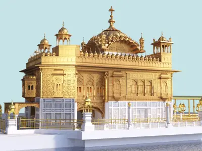  The Golden Temple Inner Sanctum - Divine Serenity 