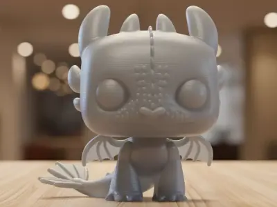 Funko Pop Toothless Banguela 3D print model