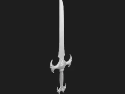 Dragon sword 3D model get