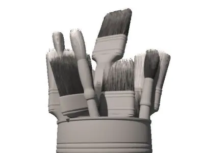 Painting Gear 3D model