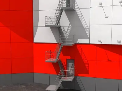 Shopping Center 3D model purchase
