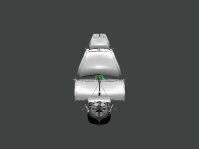 3D Model-SHIP0002 sailing ship 3D print model