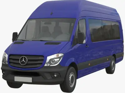 Mercedes-Benz Sprinter 2015 MiniBus L4H3 3D model