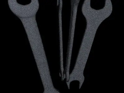 Wrenchs High Poly wrenches 3D model purchase