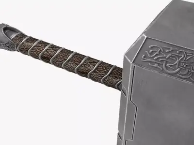 Mjolnir Hammer 3D model purchase