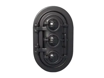 submarine door 3D print model buy