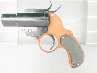 FlareGun revolver 3D model