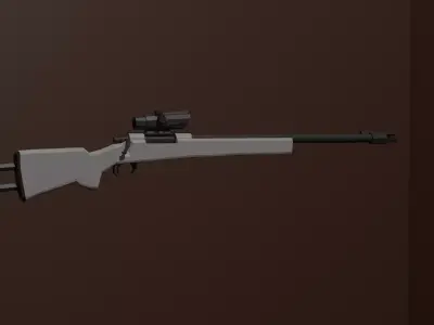 m24 sniper rifle Free low-poly 3D model purchase