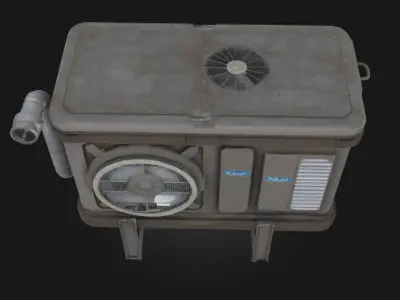 Ventilation Unit Industrial Air System 3D model