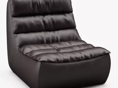 Magna Antique Whiskey armchair 3D model