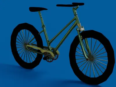 Bicycle Free low-poly 3D model purchase