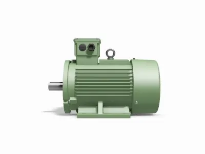 132S B34b Top IEC electric motor - 3D CAD model 3D model