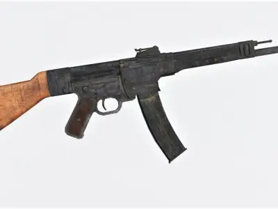 StG 44 3D model gun Low-poly 3D model