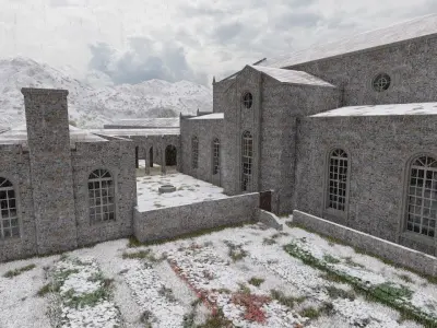 Historical church-Ancient church-Temple 3D model get