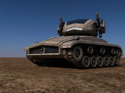 Scifi Tank  3D model