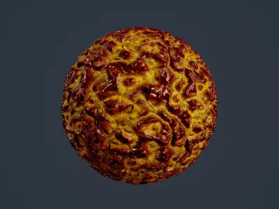 Sci-fi Alien Creature Environment Seamless PBR Texture 41 Texture