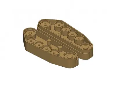 tank little model 3D print model