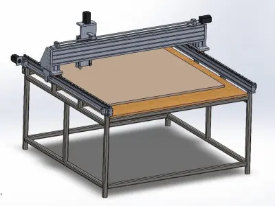 CNC Router - 1500x1500mm 3D model