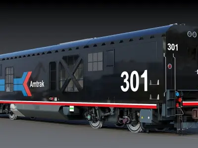  Locomotive Siemens Charger ALC-42 Low-poly 3D model