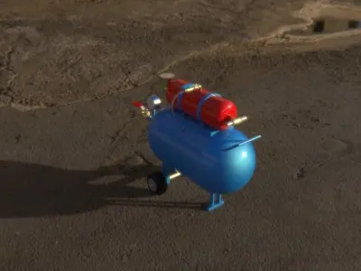 Air Storage Tanks 3D model