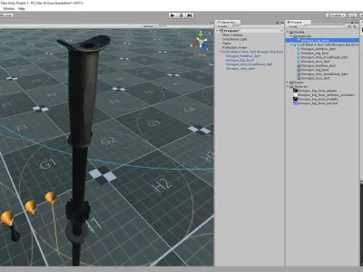 Blowgun Cold Steel Big Bore 4 Foot Low-poly 3D model