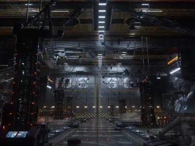 technology factory 3D model purchase