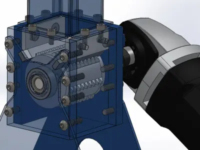 Mini Plastic Shredder Grinder Crusher Free 3D model