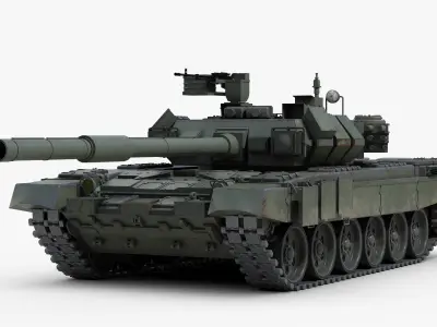 T 90 Russian Tank 3D model