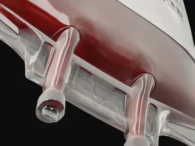 Blood Bag Hospital Low-poly 3D model