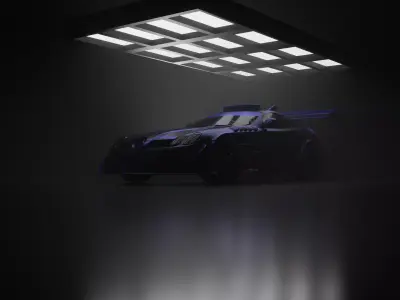 Custom Mercedes-Benz SLR McLaren Concept 3D model