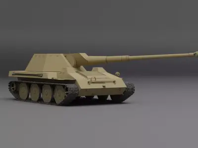 Krupp-Steyr Waffentrager 3D model