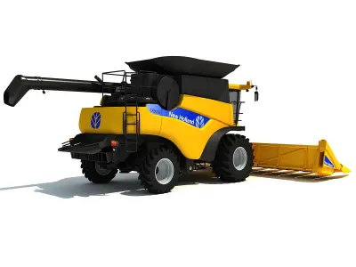 New Holland Harvester 3D model