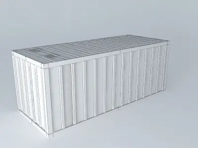Container shipping Free 3D model 2