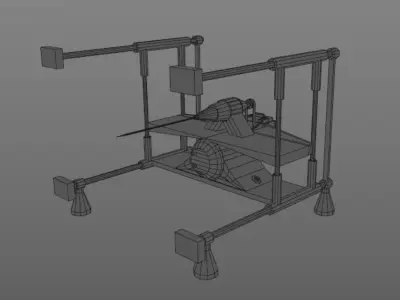 Drill PayDay 2 Low-poly 3D model