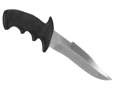 battle knife v6 3D model