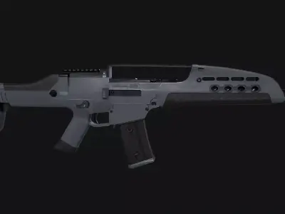XM8 Rifle Low-poly 3D model purchase