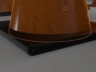 Traffic Cone Free 3D model buy