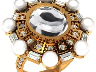 Jewellery ring 3D model
