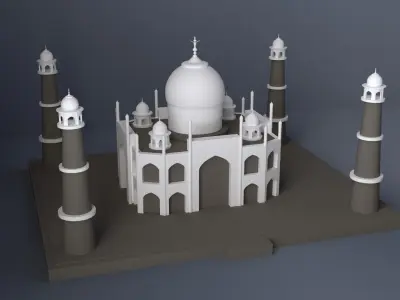 TAJ MAHAL 3d model 3D model