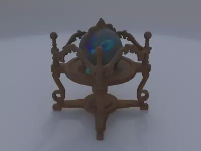 Enchanted Orb Stand 3D model