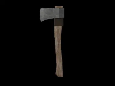Hand Axe Low-poly 3D model