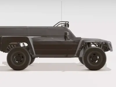 Chunky Adventure Truck Cute Cartoon 3D Printable Toy Vehicle 3D print model