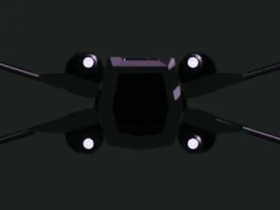 X-Wing of Star Wars 3d model 3D model