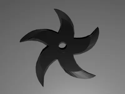 Ninja Weapons Free 3D model