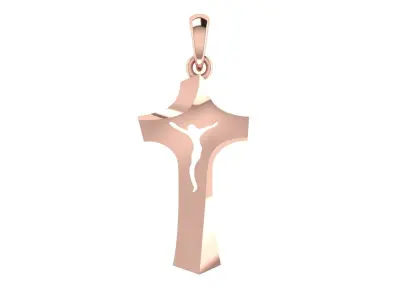 CROSS PENDANT CR199 3D print model