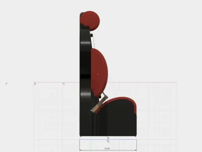 Racing Seat 3D model