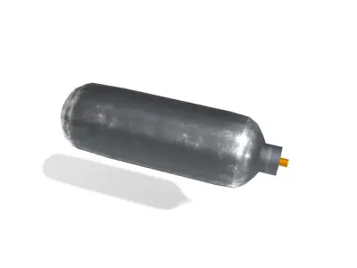 Gasoline tank for flamethrower Free low-poly 3D model